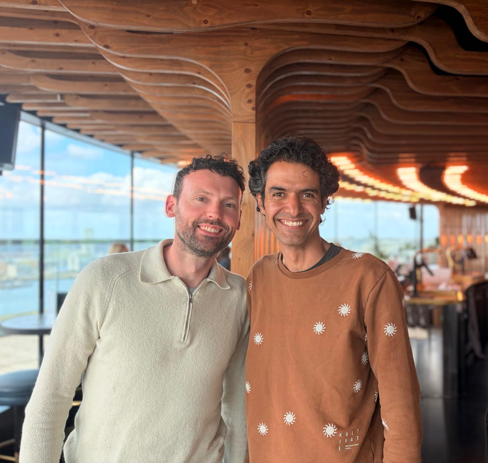 Ruud and Nasir, founders of Rudys.AI